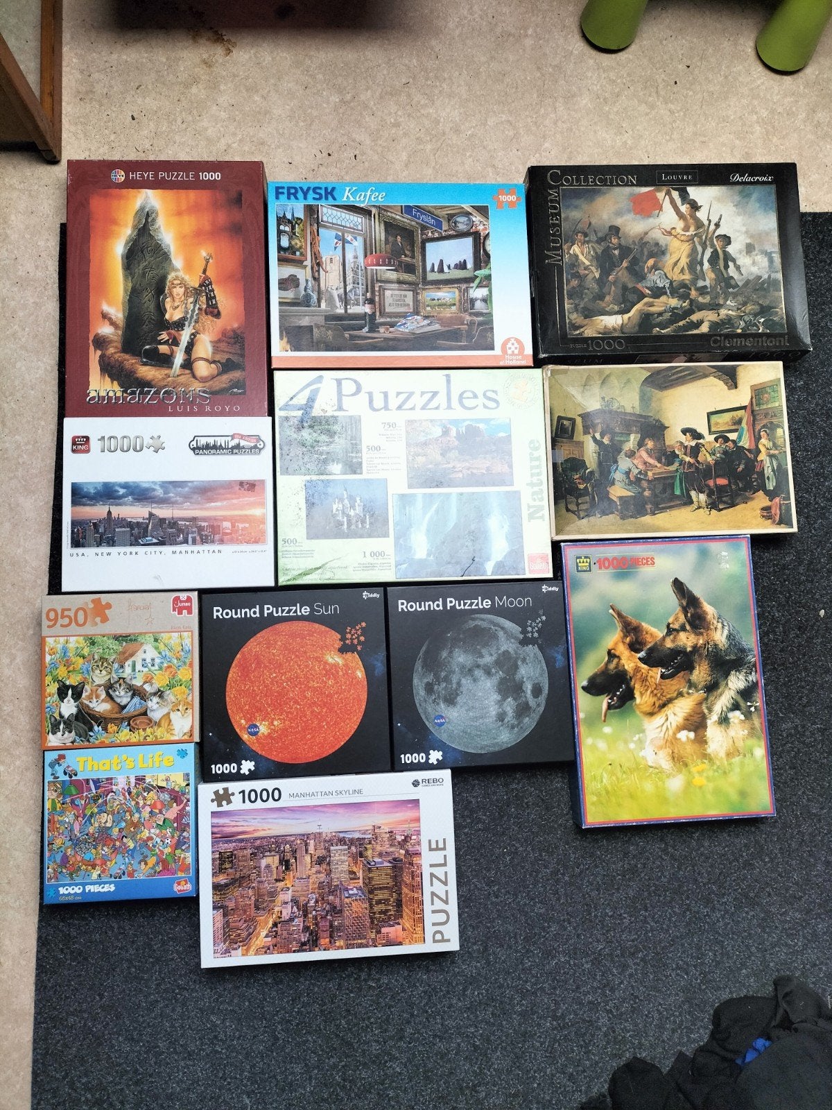 Puzzels, Ophalen of Verzenden, 500 t/m 1500 stukjes, Zo goed als nieuw, Legpuzzel