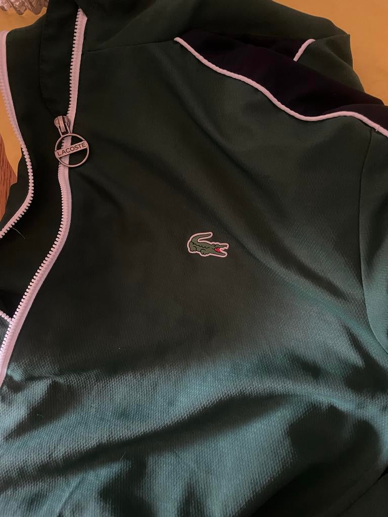 Lacoste jas maat M groen, Ophalen of Verzenden, Zo goed als nieuw, Maat 48/50 (M), Groen