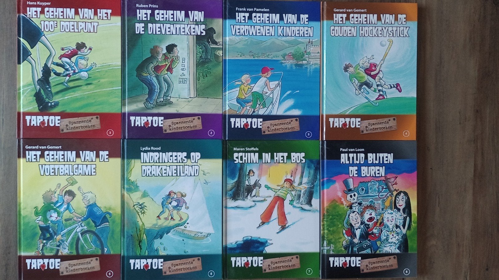 Taptoe spannende kinderboeken - Complete serie, Ophalen of Verzenden, Gelezen, Fictie