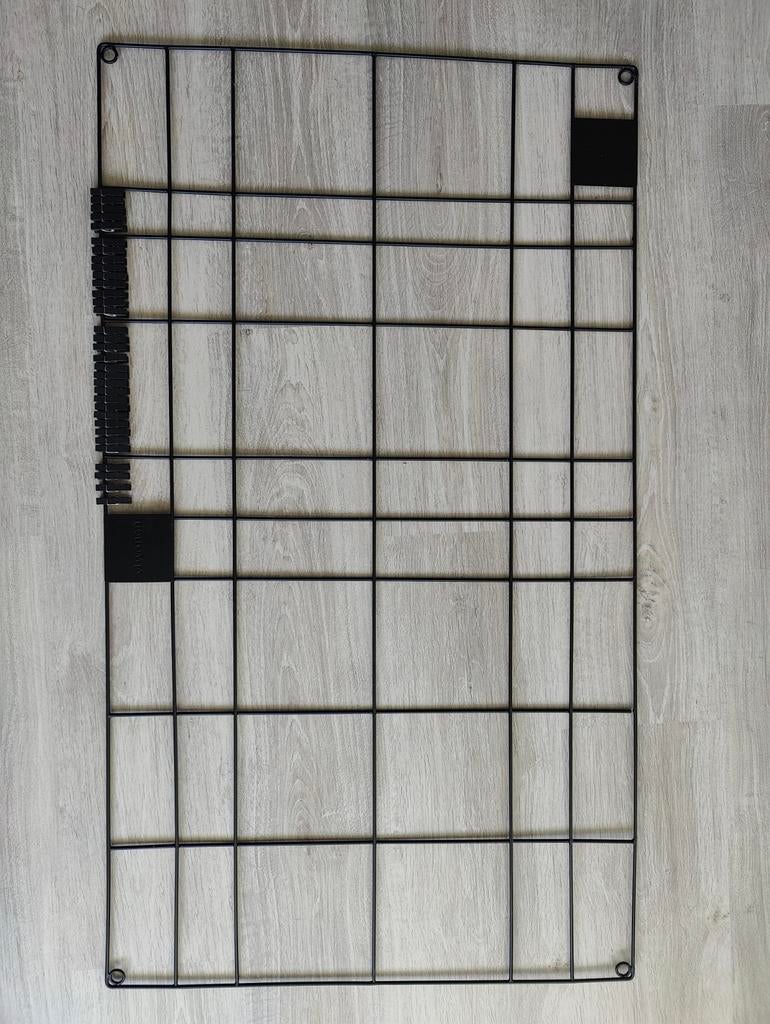 vtwonen Memobord Fotorek Wandrooster Zwart 60x105cm, Ophalen, Zo goed als nieuw, Overige typen