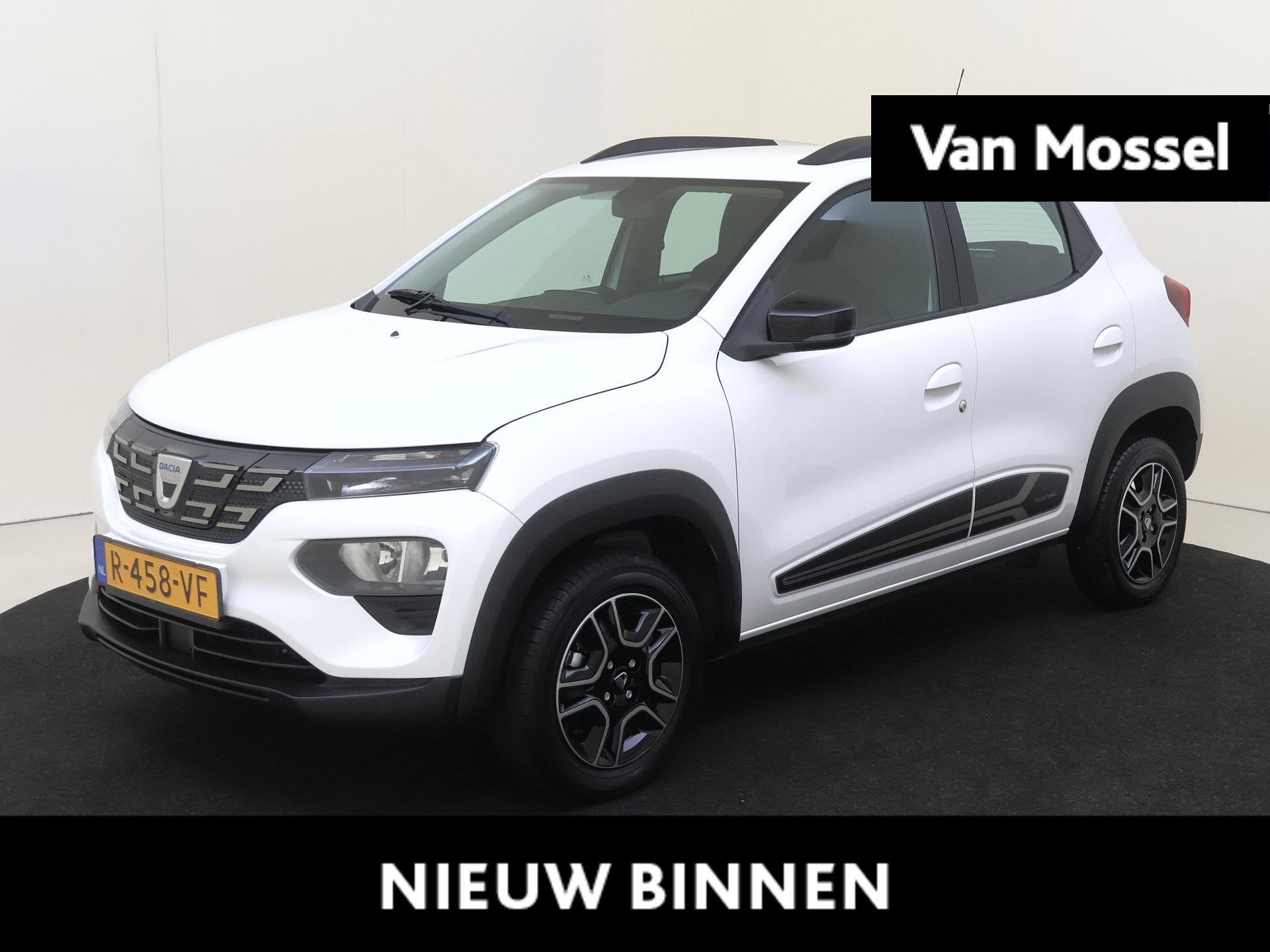 Dacia Spring Comfort 27 kWh | Airco, Gebruikt, Leder en Stof, Wit, Te koop