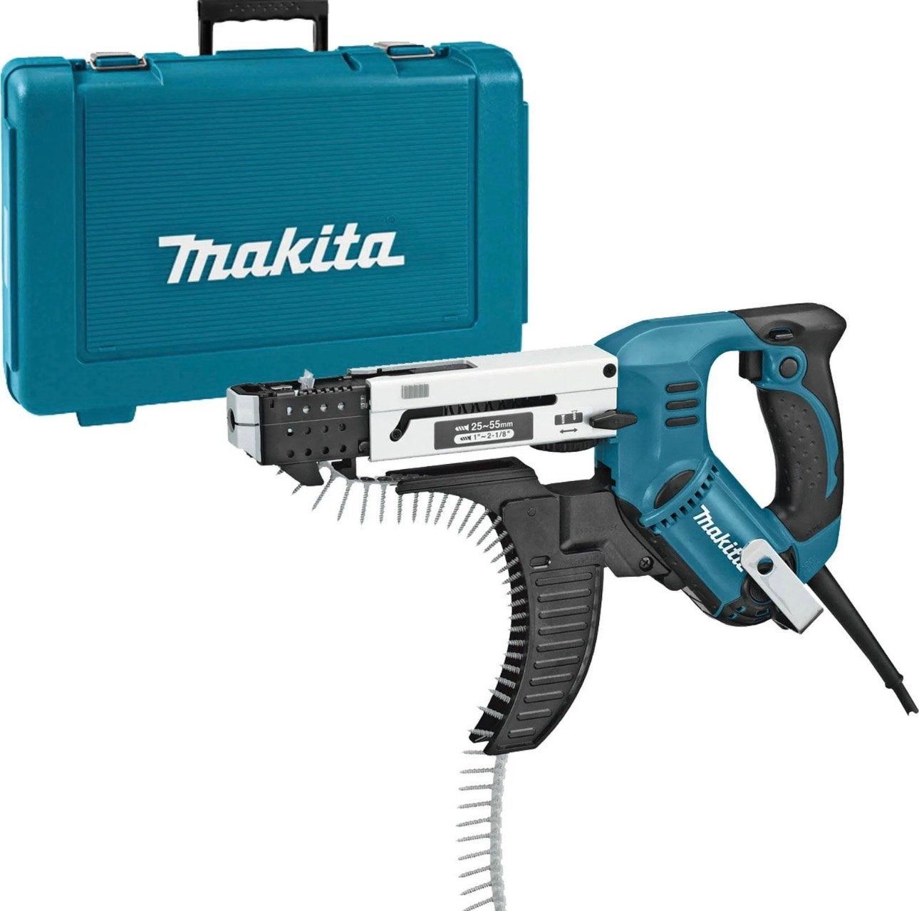 Makita 6842 bandschroefmachine geheel nieuw in koffer, Ophalen of Verzenden, Nieuw, 600 watt of meer, Boor- en Schroefmachine