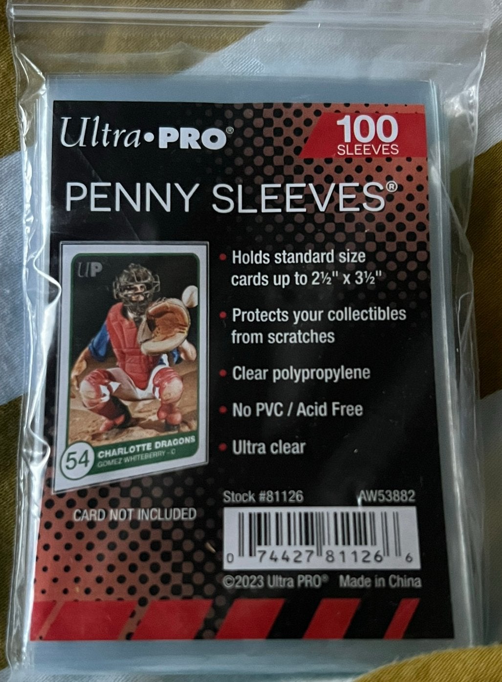 Ultra pro penny sleeves 100st per verpakking, Ophalen of Verzenden, Nieuw, Sleeves of Kaarthoesjes