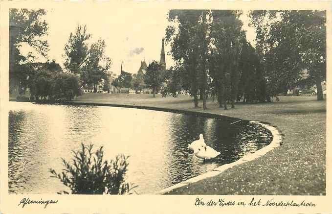 301-028-033 Groningen Noorderplantsoen, Verzenden, Voor 1920, Groningen