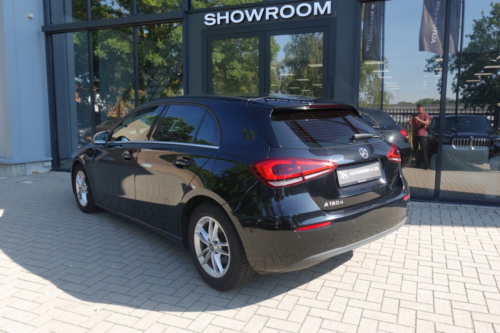 Mercedes-Benz A-klasse 180 d Business Solution Limited NAVI, Auto's, 1345 kg, Gebruikt, Zwart, 4 cilinders