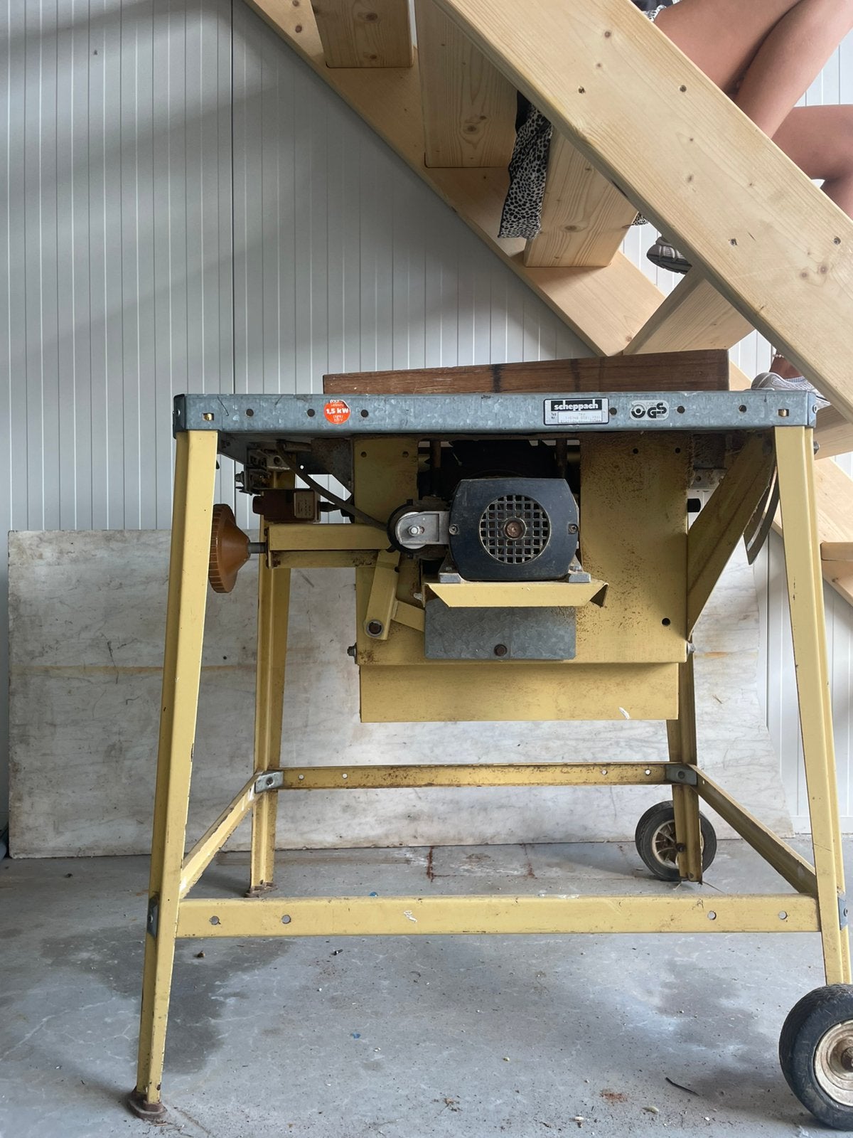 Zaagmachine Scheppach, Doe-het-zelf en Verbouw, Ophalen, Cirkelzaag, 70 mm of meer, Zo goed als nieuw
