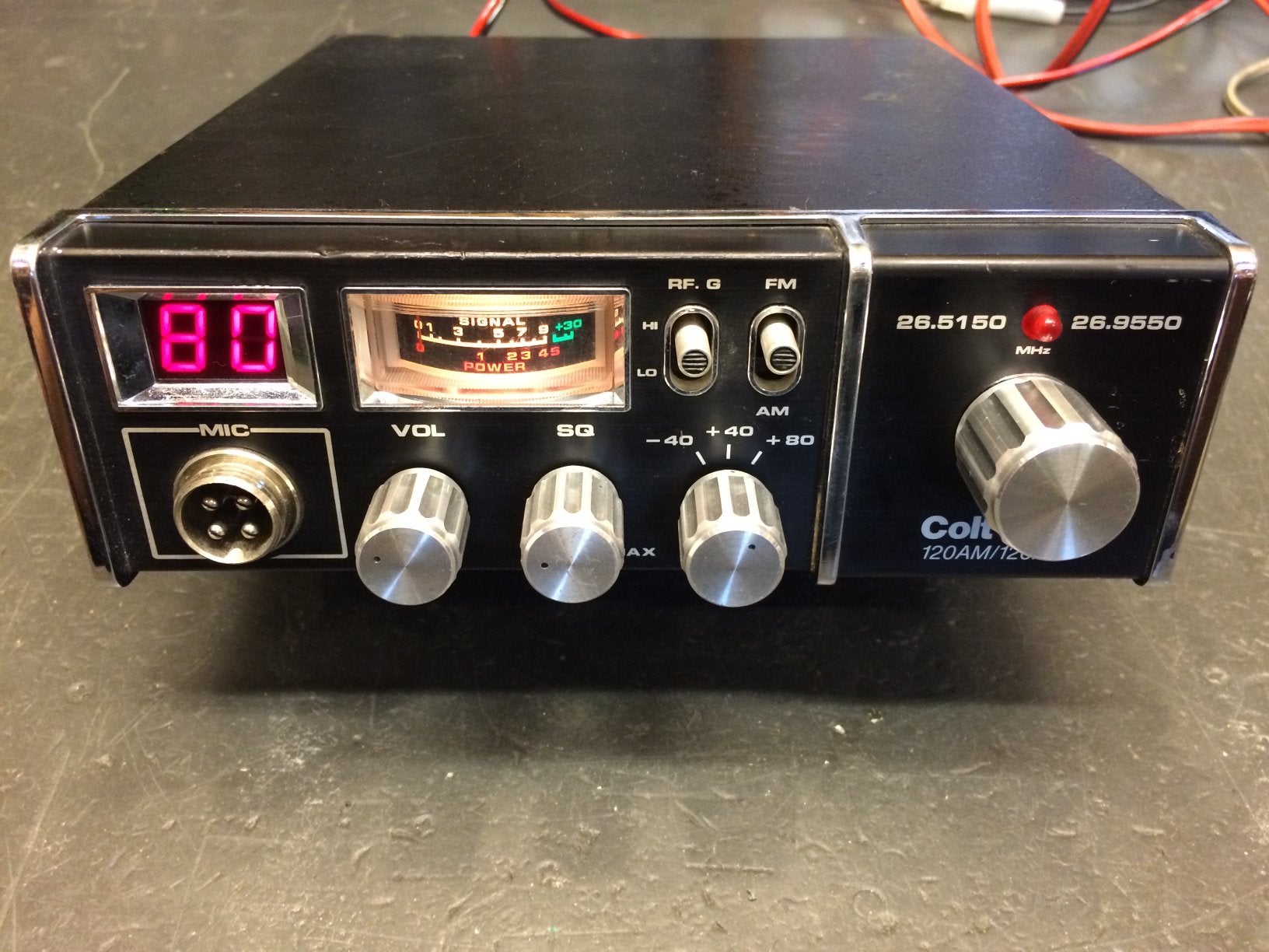 27 mc colt 510  fm am 120 ch pr incl vzk, Ophalen of Verzenden, Gebruikt