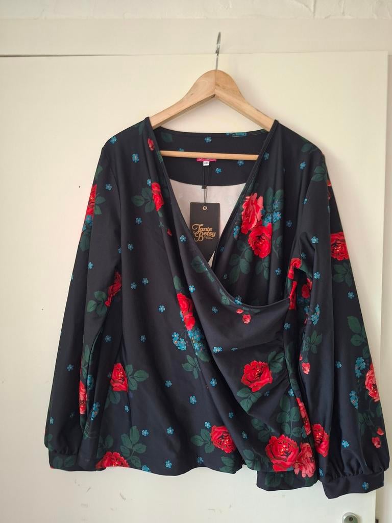 Tante Betsy Overslagtop Zware Kwaliteit XXL/48 Ongedragen, Tante Betsy, Overige kleuren, Maat 46/48 (XL) of groter, Nieuw