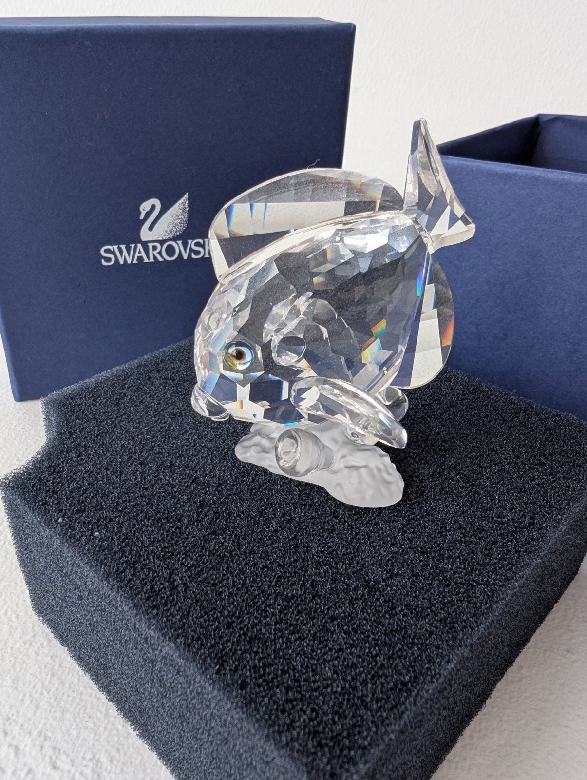 Doktervis Swarovski, Verzamelen, Swarovski, Ophalen of Verzenden, Zo goed als nieuw, Figuurtje