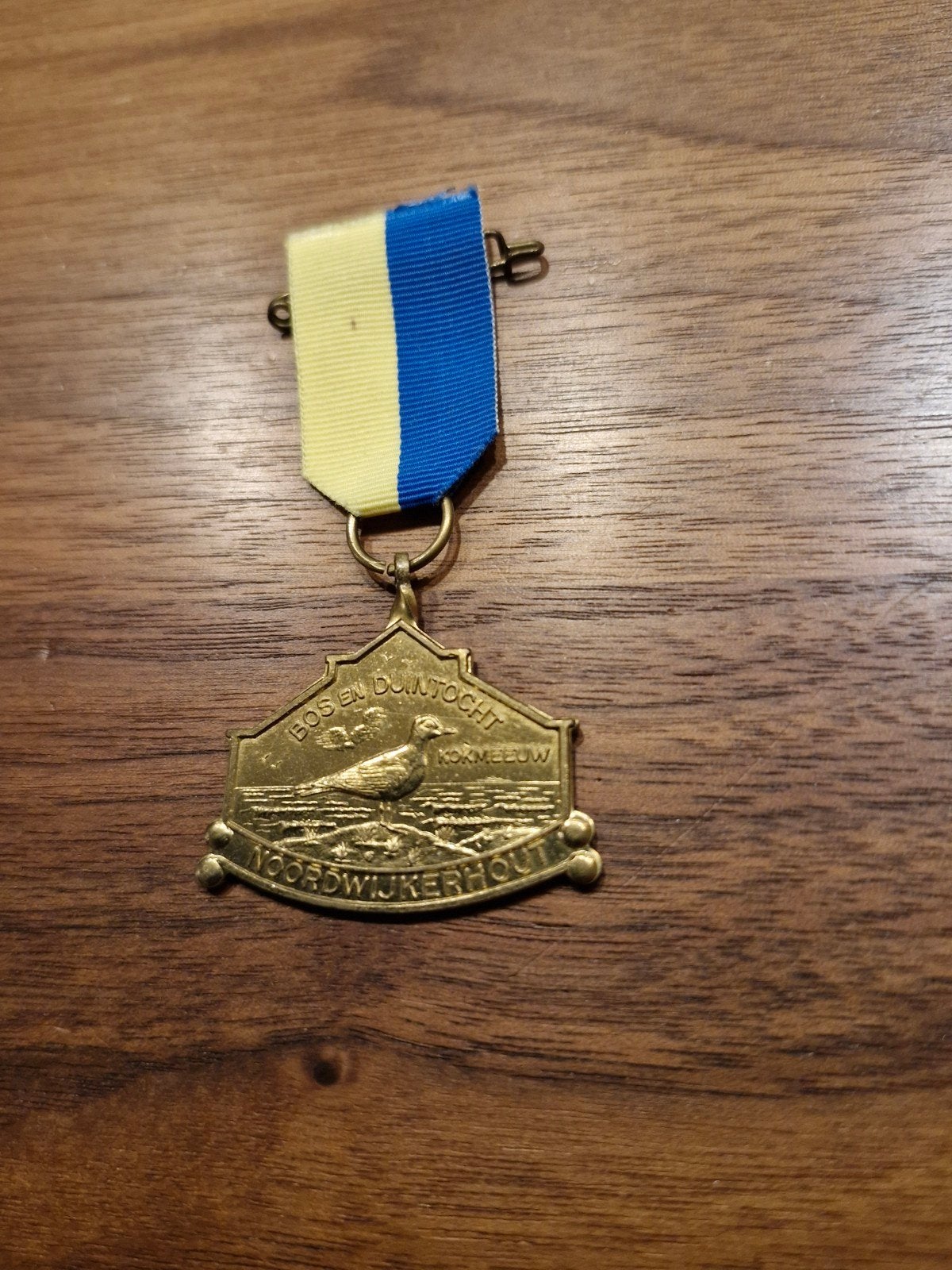 037 Oude medaille Bos en Duintocht Noordwijkerhout, Ophalen of Verzenden