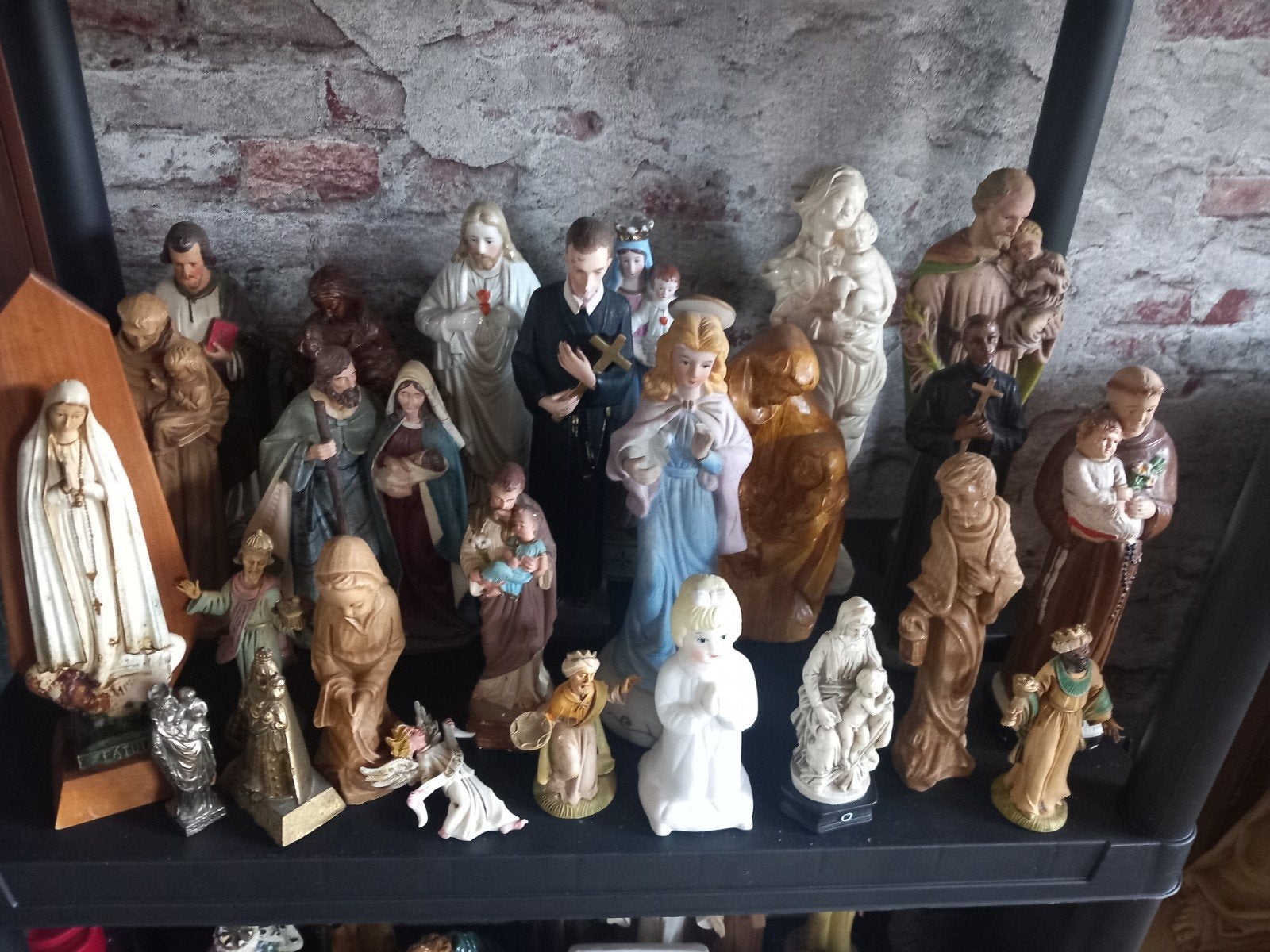 Diverse kleine religieuze beelden, Antiek en Kunst, Ophalen of Verzenden