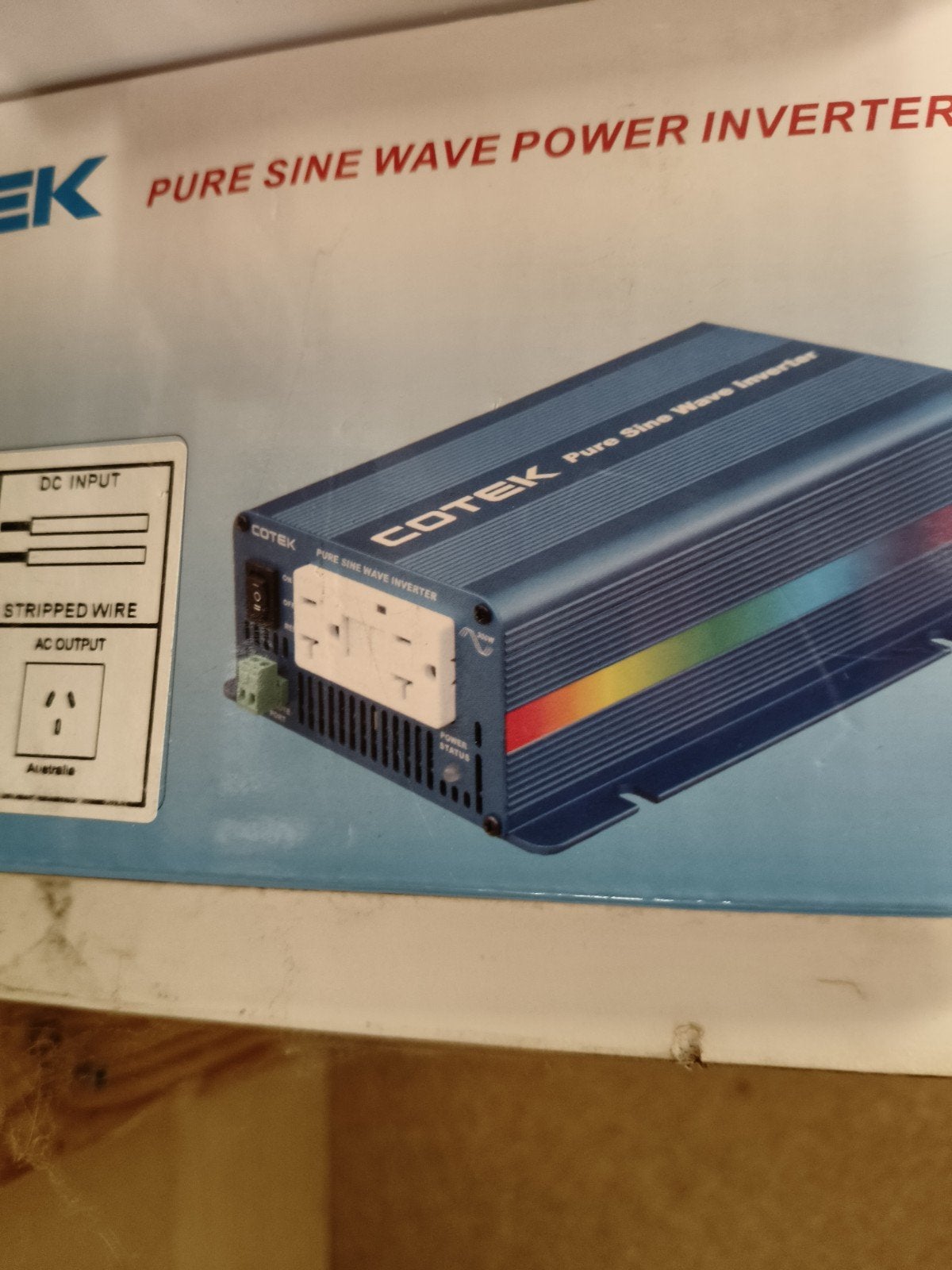 COTEK Pure Sine Wave Power Inverter, Ophalen of Verzenden, Nieuw