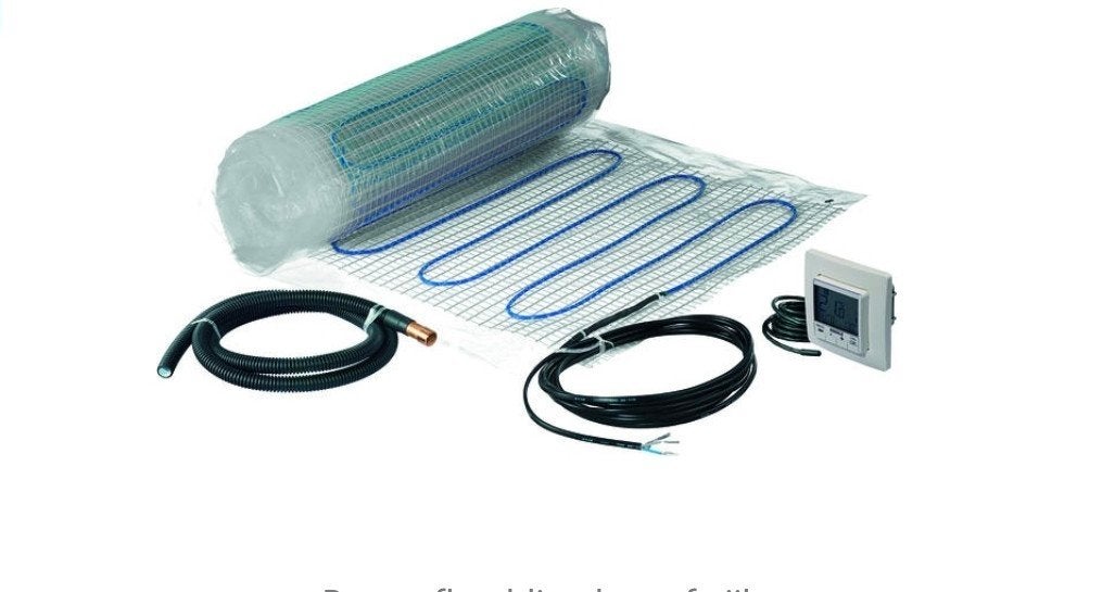 Uponor Comfort E elektrische vloerverwarming 6m² 960W, Minder dan 30 cm, Hoog rendement (Hr), Overige typen, Nieuw