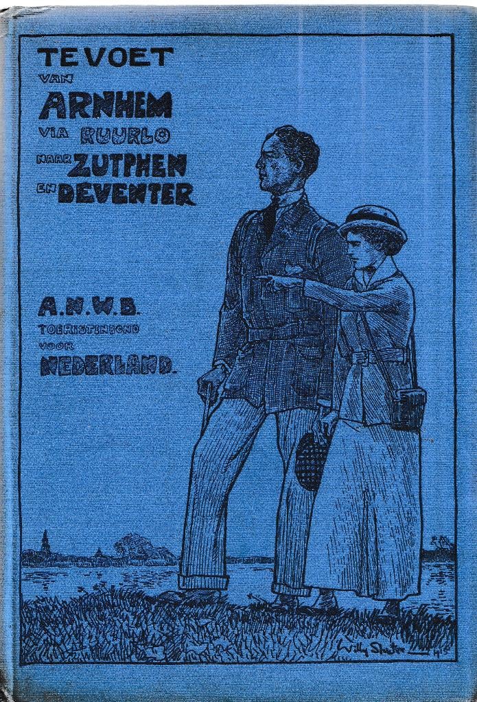 Te voet van Arnhem via Ruurlo naar Zutphen en Deventer, Fiets- of Wandelgids, Ophalen of Verzenden, Zo goed als nieuw, ANWB