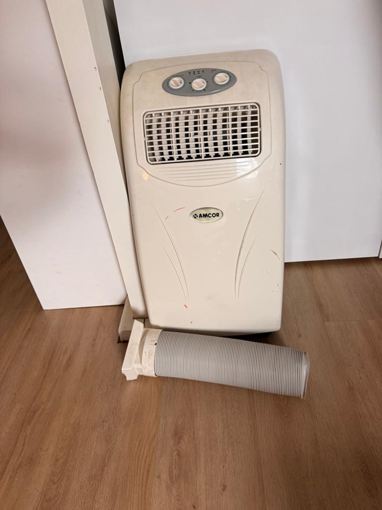GRATIS Amcor Mobiele Airco - Koelen en Ventileren, Ophalen, Gebruikt, Minder dan 60 m³, 3 snelheden of meer