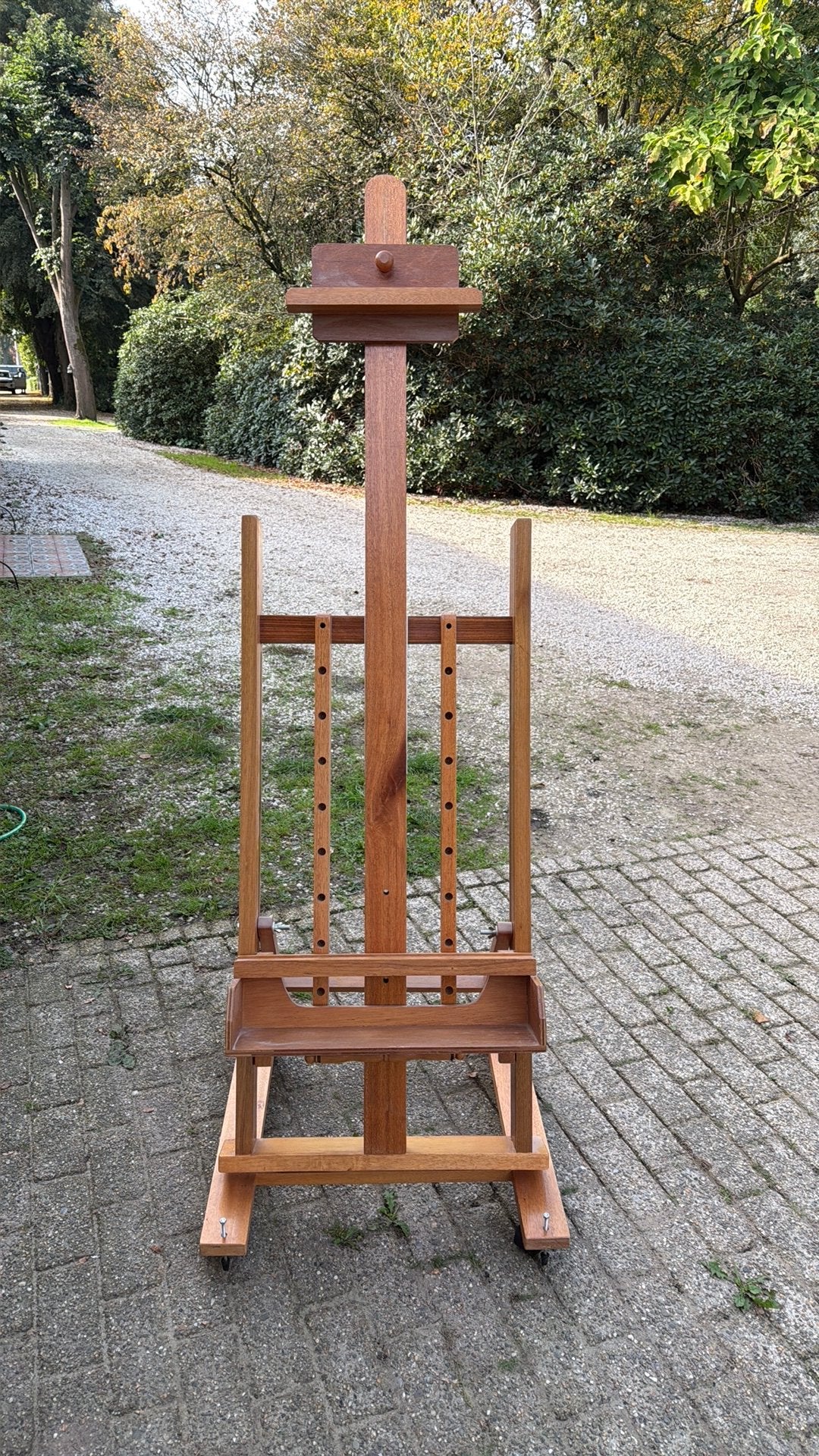 Robuuste houten schildersezel - Zo goed als nieuw, Ophalen of Verzenden, Zo goed als nieuw, Ezel