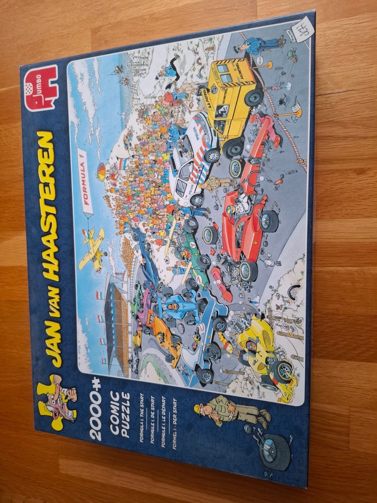 prachtige puzzel van Jan van Haasteren. 2000 stukjes.€10, Ophalen, Meer dan 1500 stukjes, Zo goed als nieuw, Legpuzzel