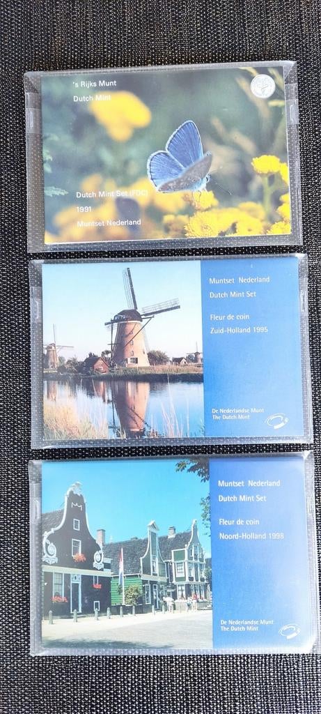 3 FDC provincie munten sets, Postzegels en Munten, Munten | Nederland, Ophalen, Koningin Beatrix