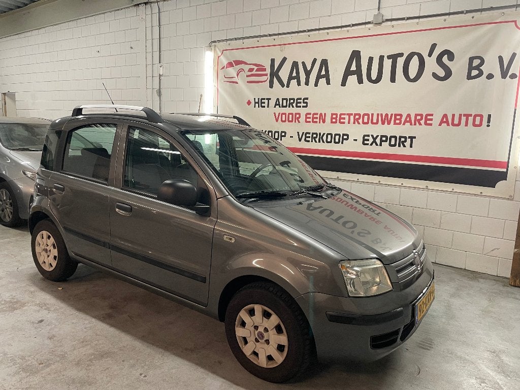 Fiat Panda 1.2 44KW AIRCO 2009 Grijs, Auto's, Voorwielaandrijving, 1242 cc, Origineel Nederlands, Bedrijf