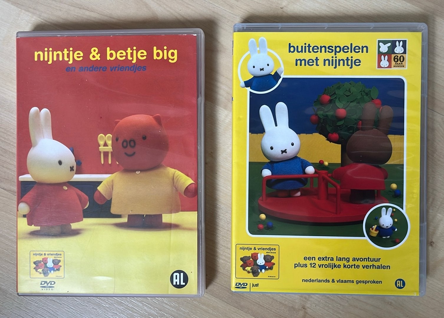 DVD Nijntje 2 x, Ophalen of Verzenden, Zo goed als nieuw, Overige typen