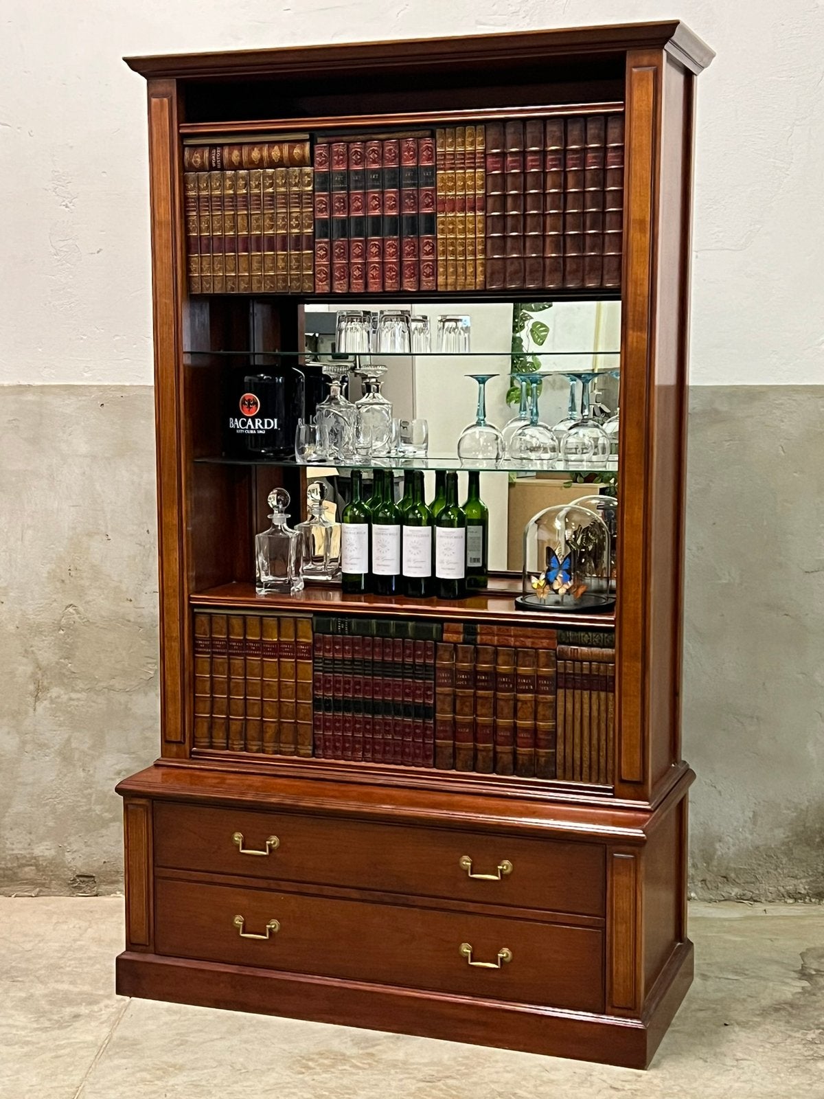 Engels barmeubel, buffetkast., Ophalen, 200 cm of meer, Nvt, 25 tot 50 cm