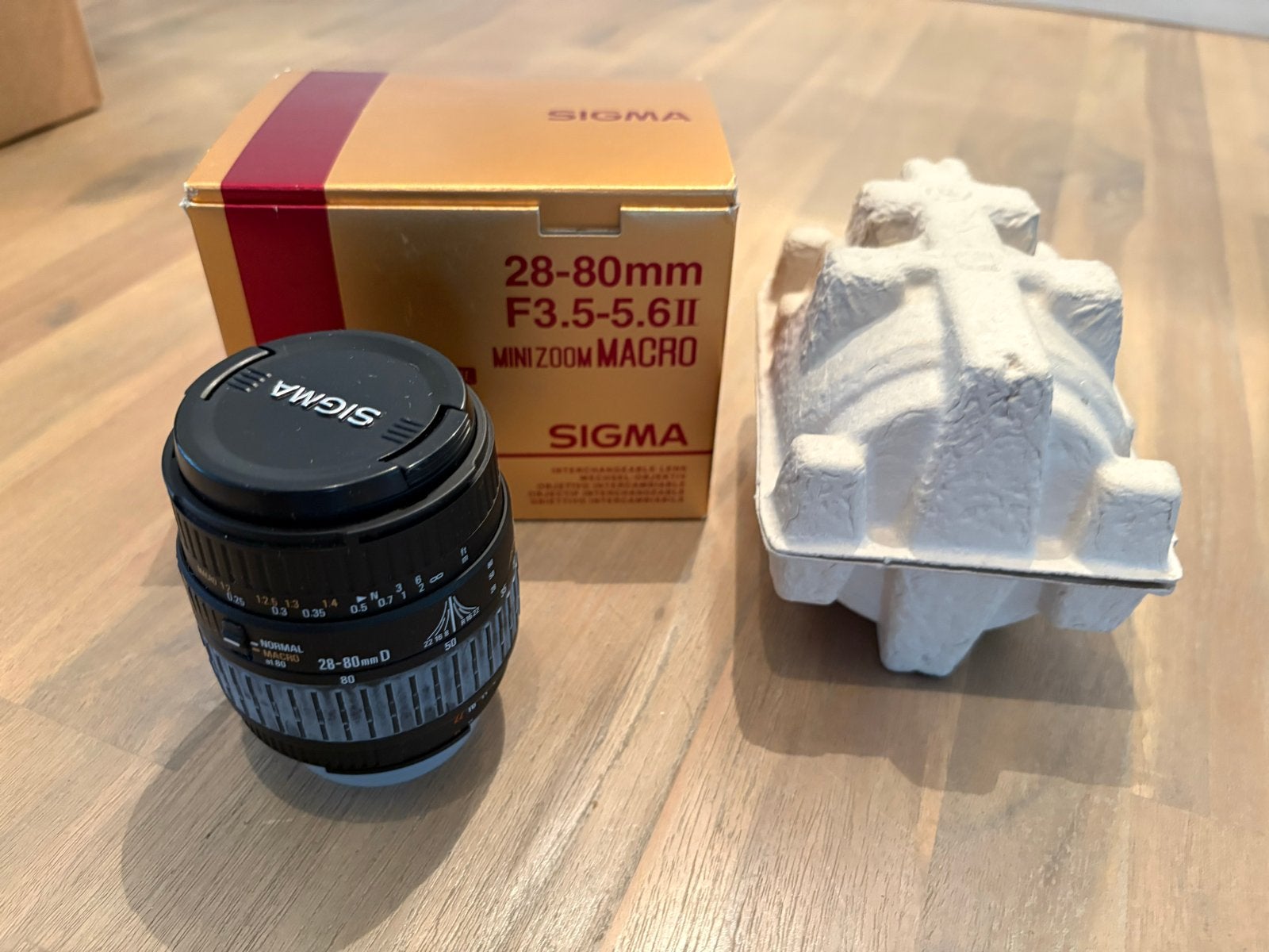 Sigma 28-80mm F3.5-5.6 II Mini Zoom Macro lens, Audio, Tv en Foto, Gebruikt, Ophalen of Verzenden, Overige vattingen, Standaardlens