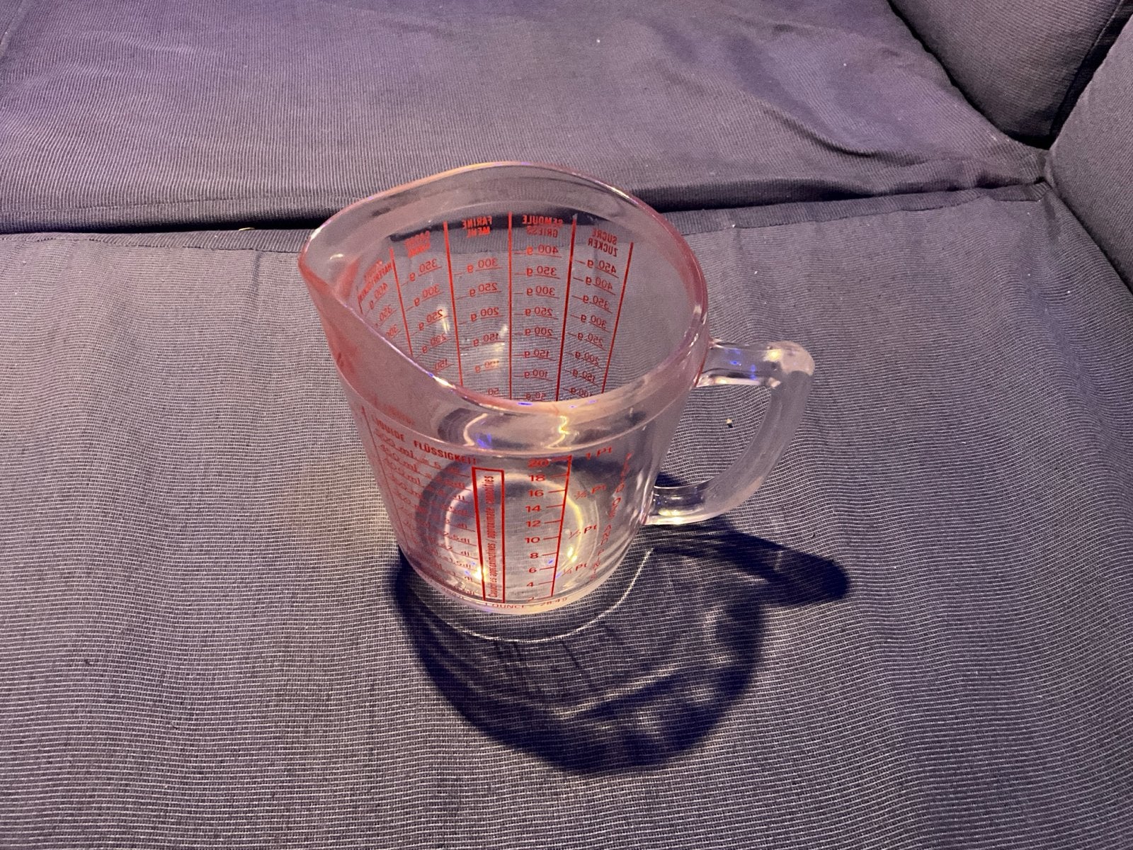Glazen Maatbeker - Handig voor in de Keuken, Overige typen, Ophalen of Verzenden, Zo goed als nieuw, Glas