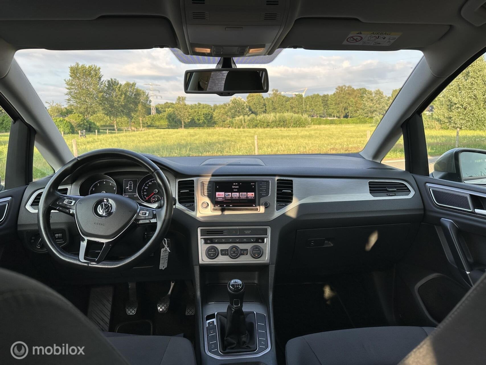 Volkswagen Golf Sportsvan 1.4 TSI Business Trekhaak✅, Auto's, Voorwielaandrijving, Gebruikt, Zwart, 4 cilinders