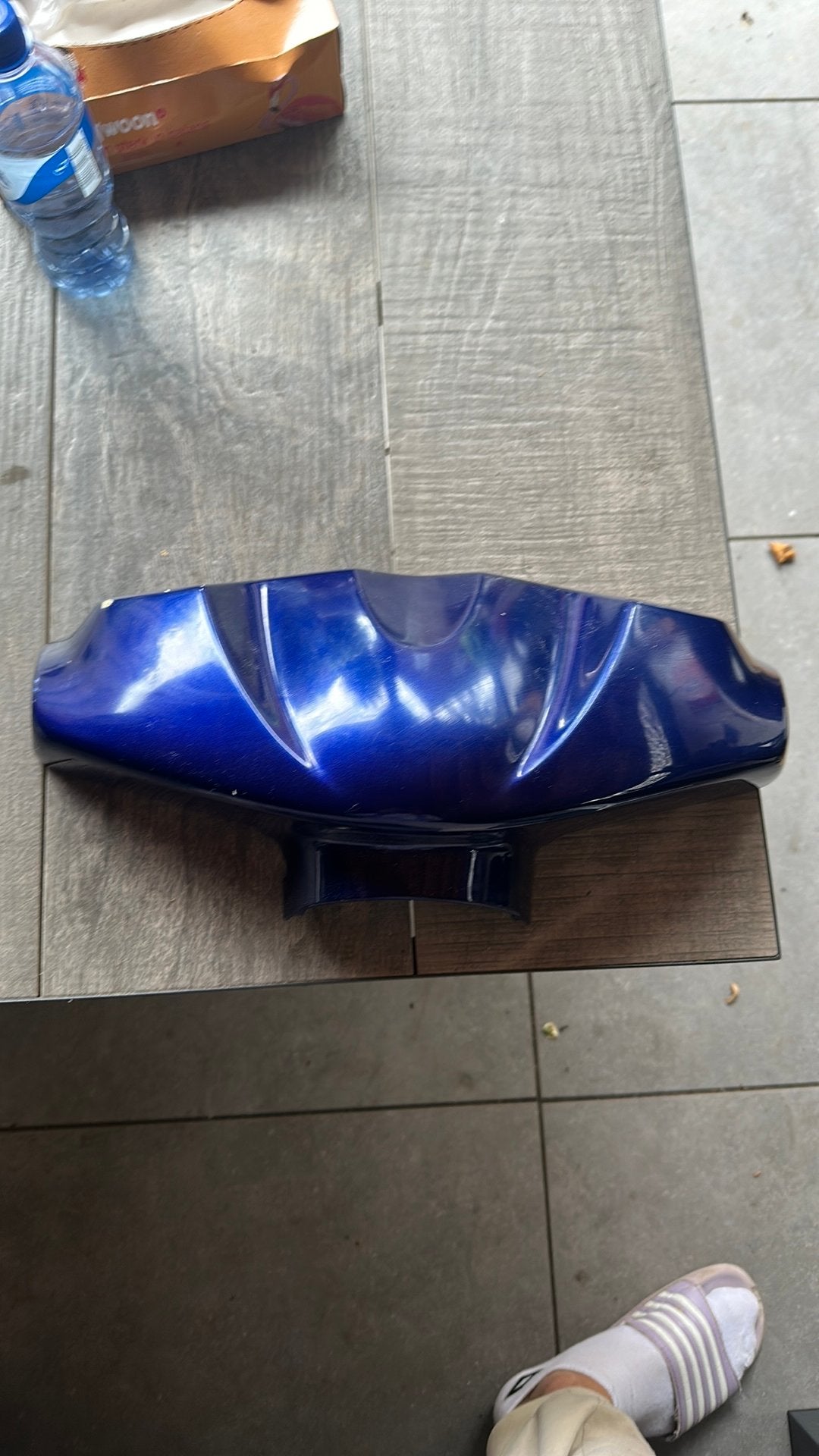 Blauwe stuurkap vivacity 2005, Ophalen of Verzenden, Zo goed als nieuw, Kap, Peugeot