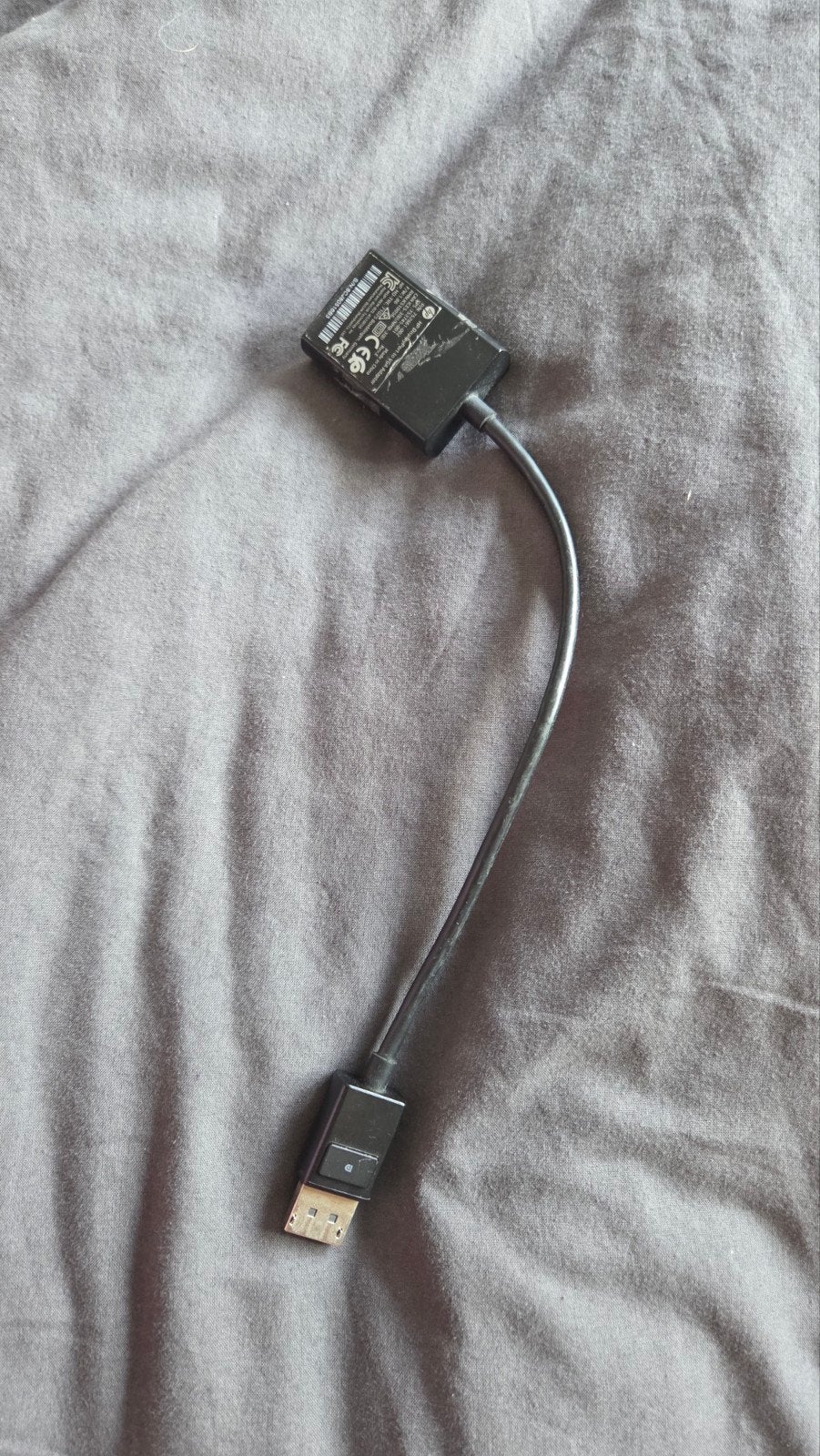 HP Vga adapter naar hdmi, Audio, Tv en Foto, Audiokabels en Televisiekabels, Ophalen of Verzenden, Gebruikt, Minder dan 2 meter