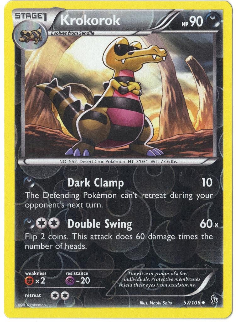 Flashfire,  Krokorok [reverse] 57/106, Verzenden, Nieuw, Losse kaart
