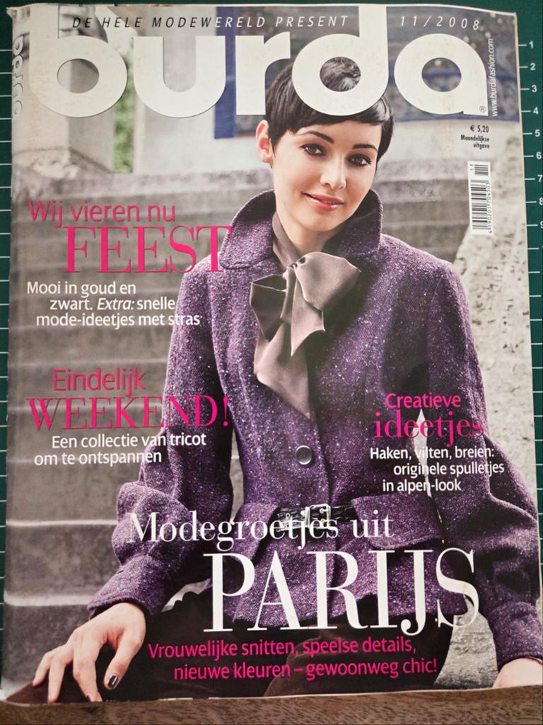 Burda Mode Tijdschrift 11/2008 - Feestelijke Mode, Overige typen, Vrouw, Nieuw, Burda