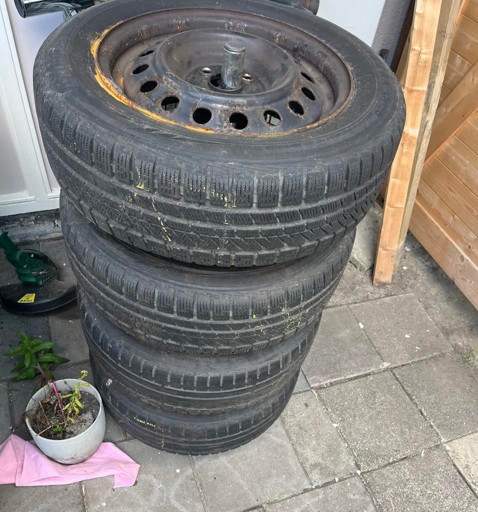 Stalen velgen Toyota Corolla 2005, 4x100 54.1, Auto-onderdelen, Ophalen, Gebruikt, 15 inch, Velg(en)