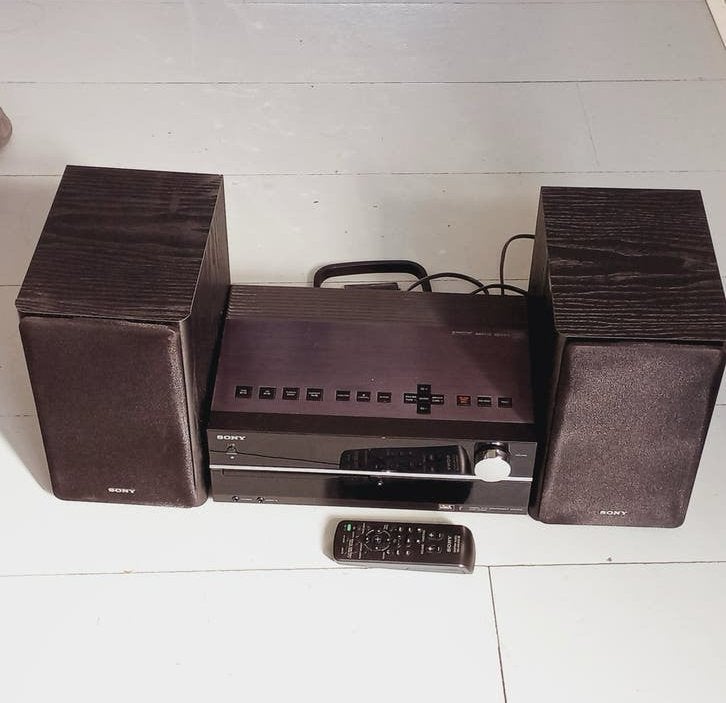 Sony Muziekinstallatie met speakers en afstandsbediening, Gebruikt, Sony, Cd-speler, Losse componenten