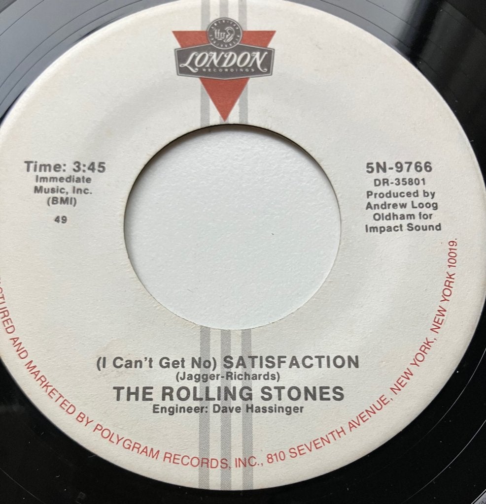 US17 Rolling stones Satisfaction US87 €10, Gebruikt, 7 inch, Ophalen of Verzenden, Rock en Metal