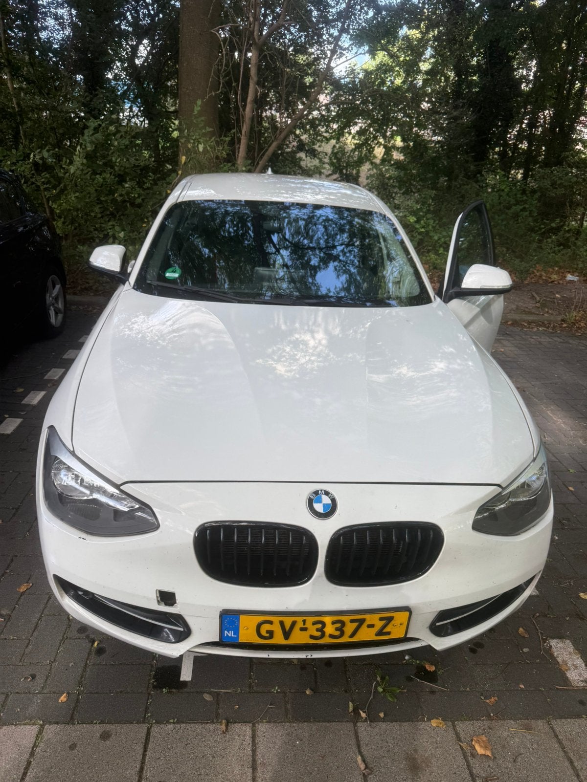 BMW 1-Serie 116I 100KW 5DR 2012 Wit, Auto's, 1-Serie, Zwart, 4 cilinders, Wit