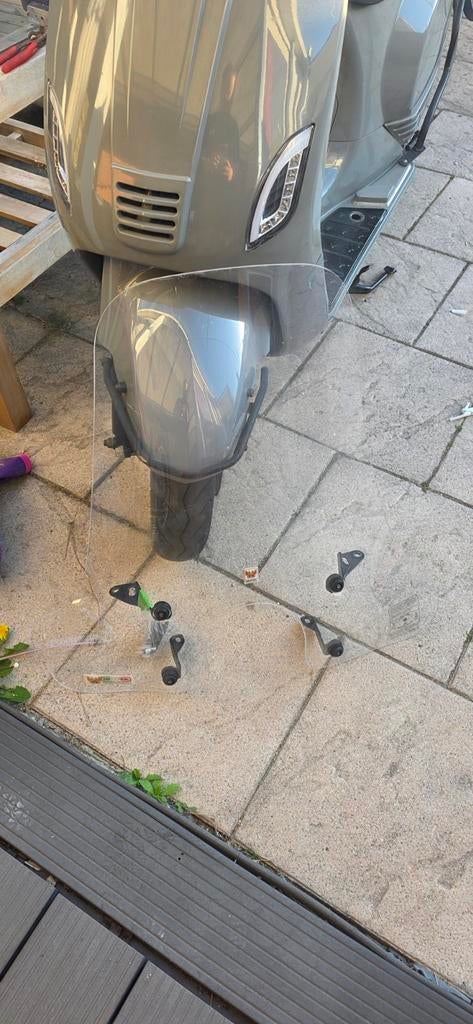 Windscherm hoog ronde koplamp agm VX50, BTC Riva, china lx, Fietsen en Brommers, Scooters | Vespa, Ophalen of Verzenden, Gebruikt