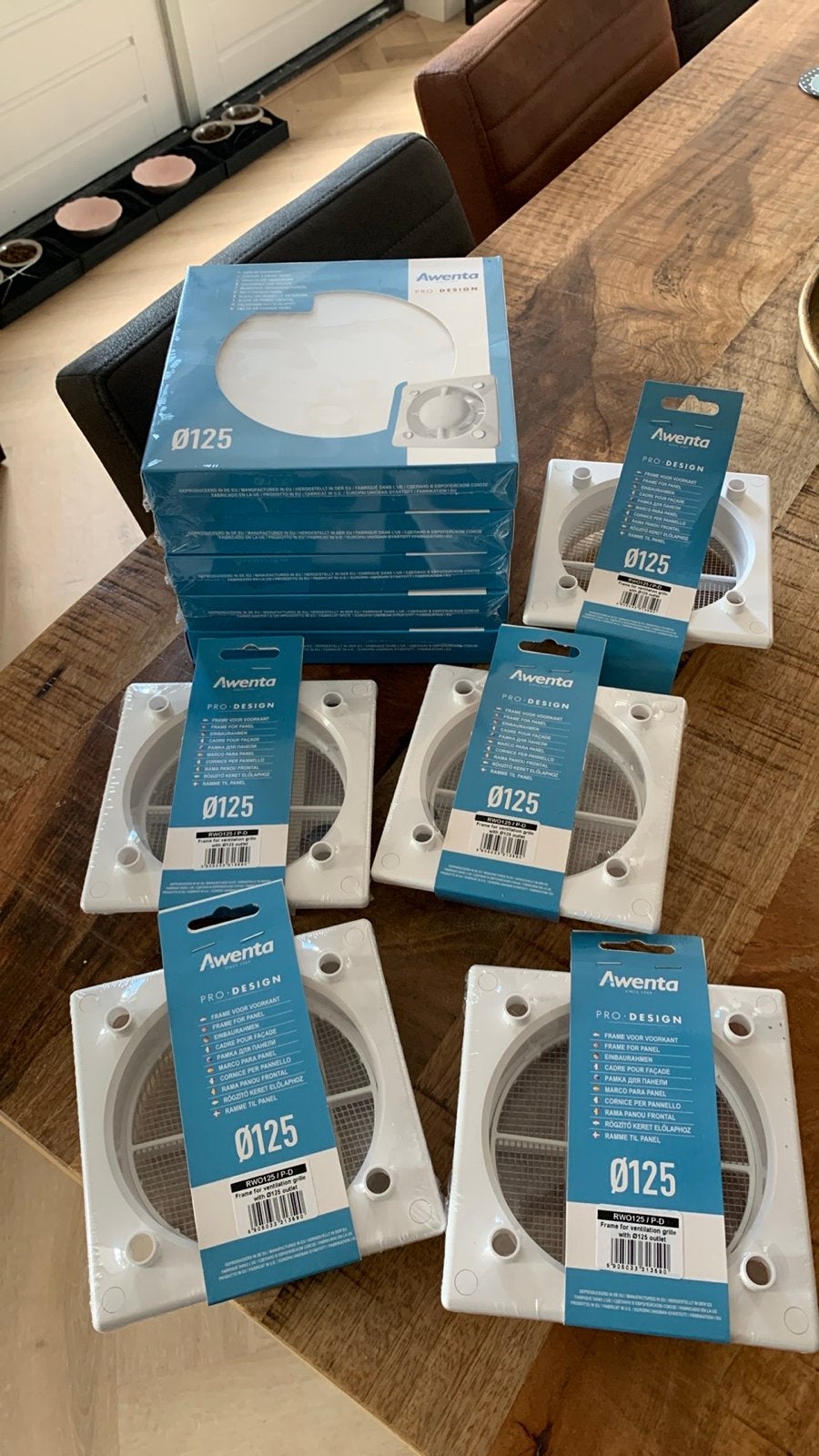 Awenta Pro-Design Ventilatie Roosters Ø125 (Nieuw), Ophalen of Verzenden, Nieuw, Ventilator en Afzuiger