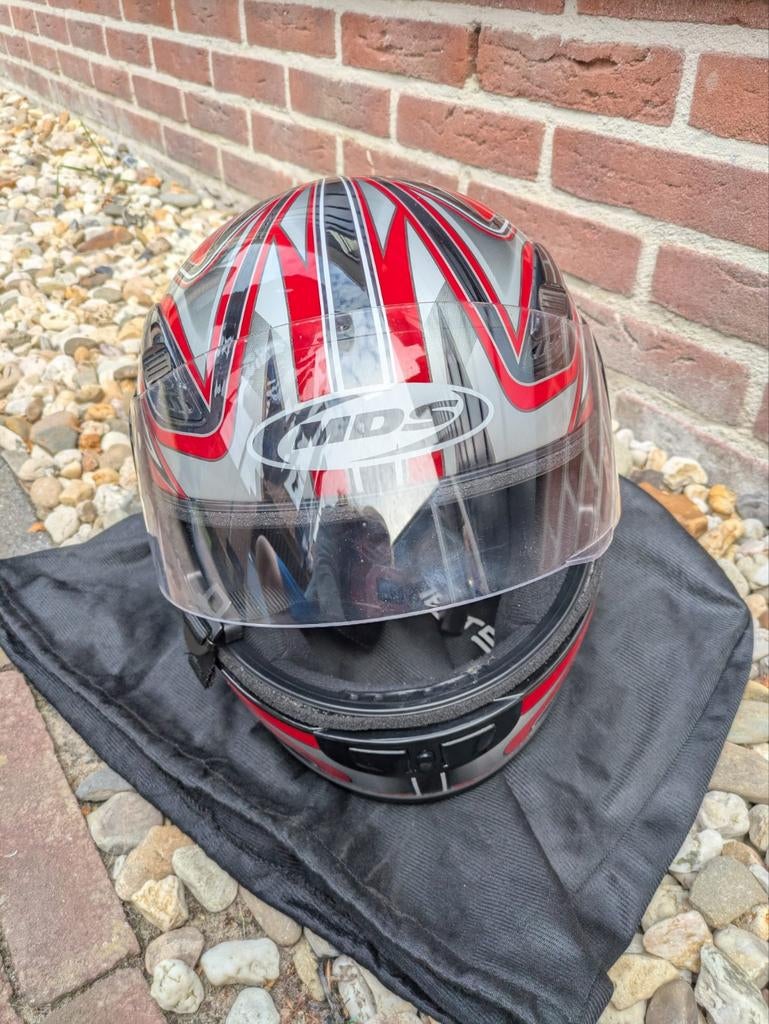 Integraalhelm te koop, Fietsen en Brommers, Brommerhelmen, Ophalen of Verzenden, Zo goed als nieuw, Extra large of groter