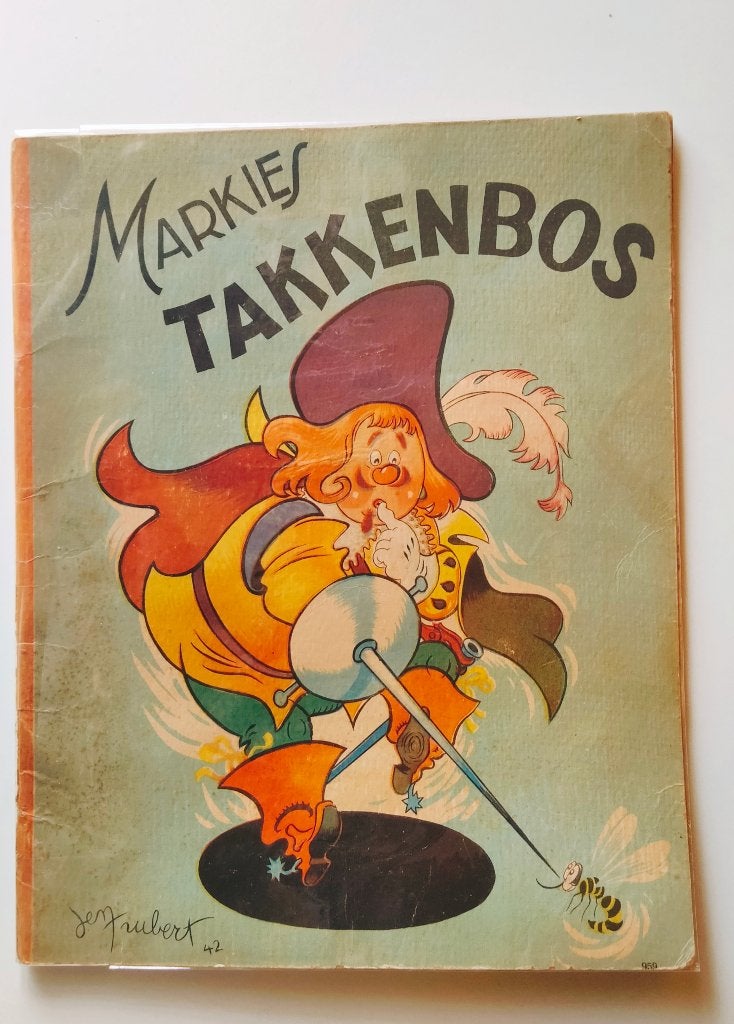 Markies Takkenbos - 1946 (Chagor uitgave) eerste druk, Gelezen, Eén stripboek, Ophalen of Verzenden, Jen Trubert
