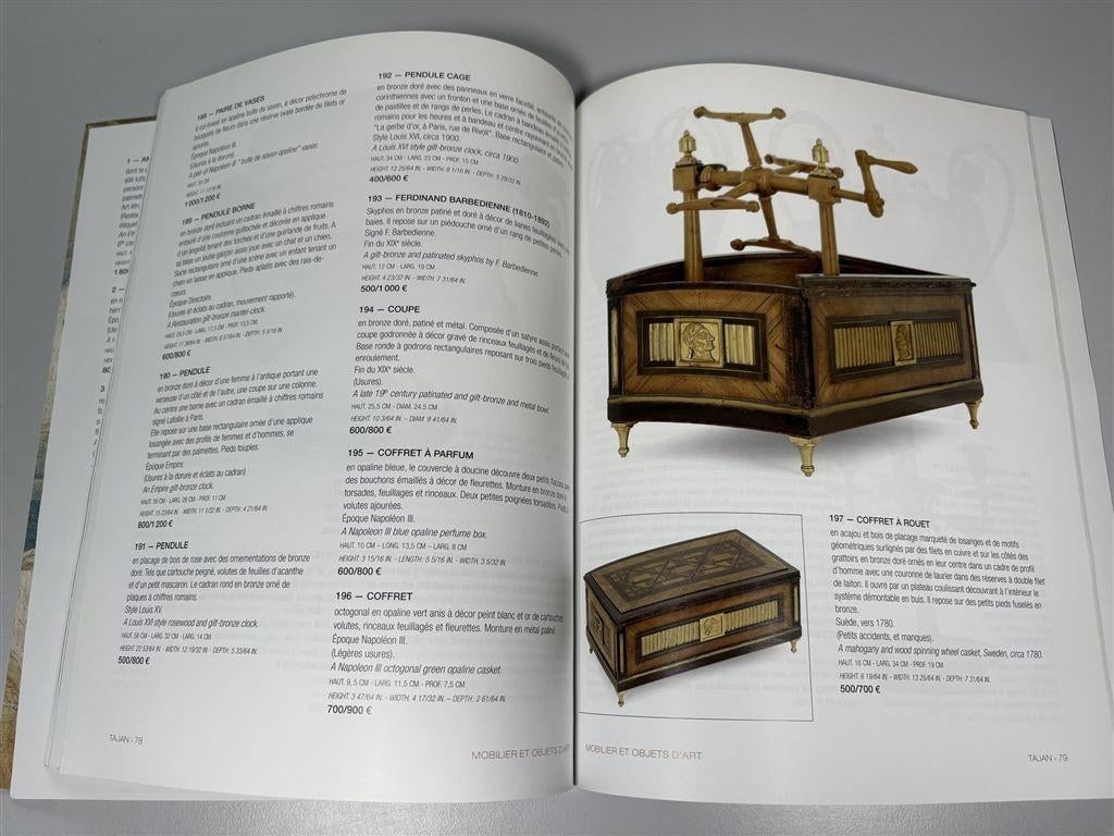 Kunstobjecten en Meubels — Veilingcatalogus Tajan [2014], Ophalen of Verzenden, Zo goed als nieuw