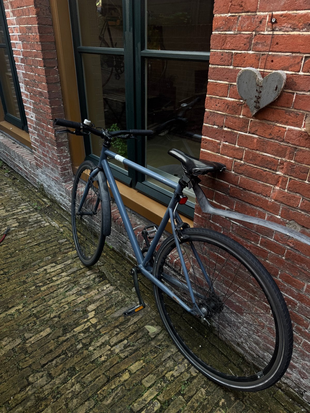 Elops Single Speed Fiets, Gebruikt, Velgrem, Versnellingen, 53 tot 57 cm