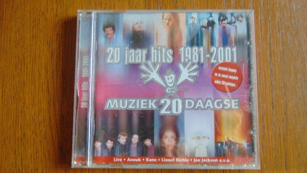 Muziek 20 daagse 20 jaar hits 1981-2001cd zgan, Ophalen of Verzenden, Zo goed als nieuw, Pop