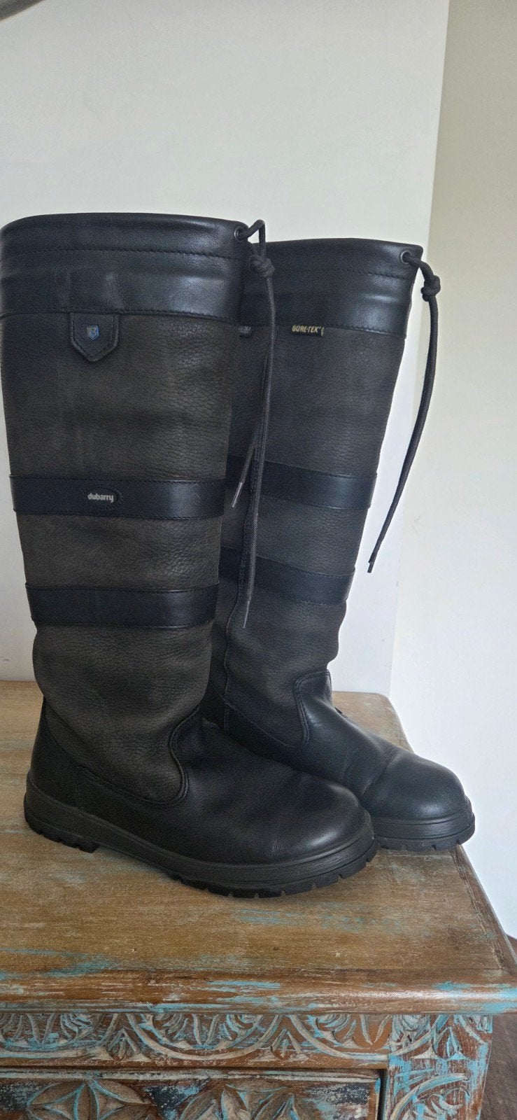 Dubarry galway hoge laarzen 39,5, Kleding | Dames, Schoenen, Ophalen of Verzenden, Zo goed als nieuw, Zwart, Hoge laarzen