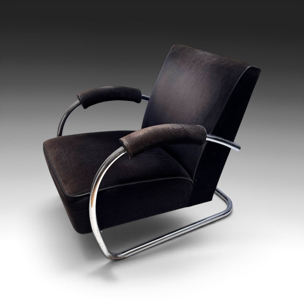 Originele Gispen 414 fauteuil – W.H. Gispen – jaren 30/40, Ophalen