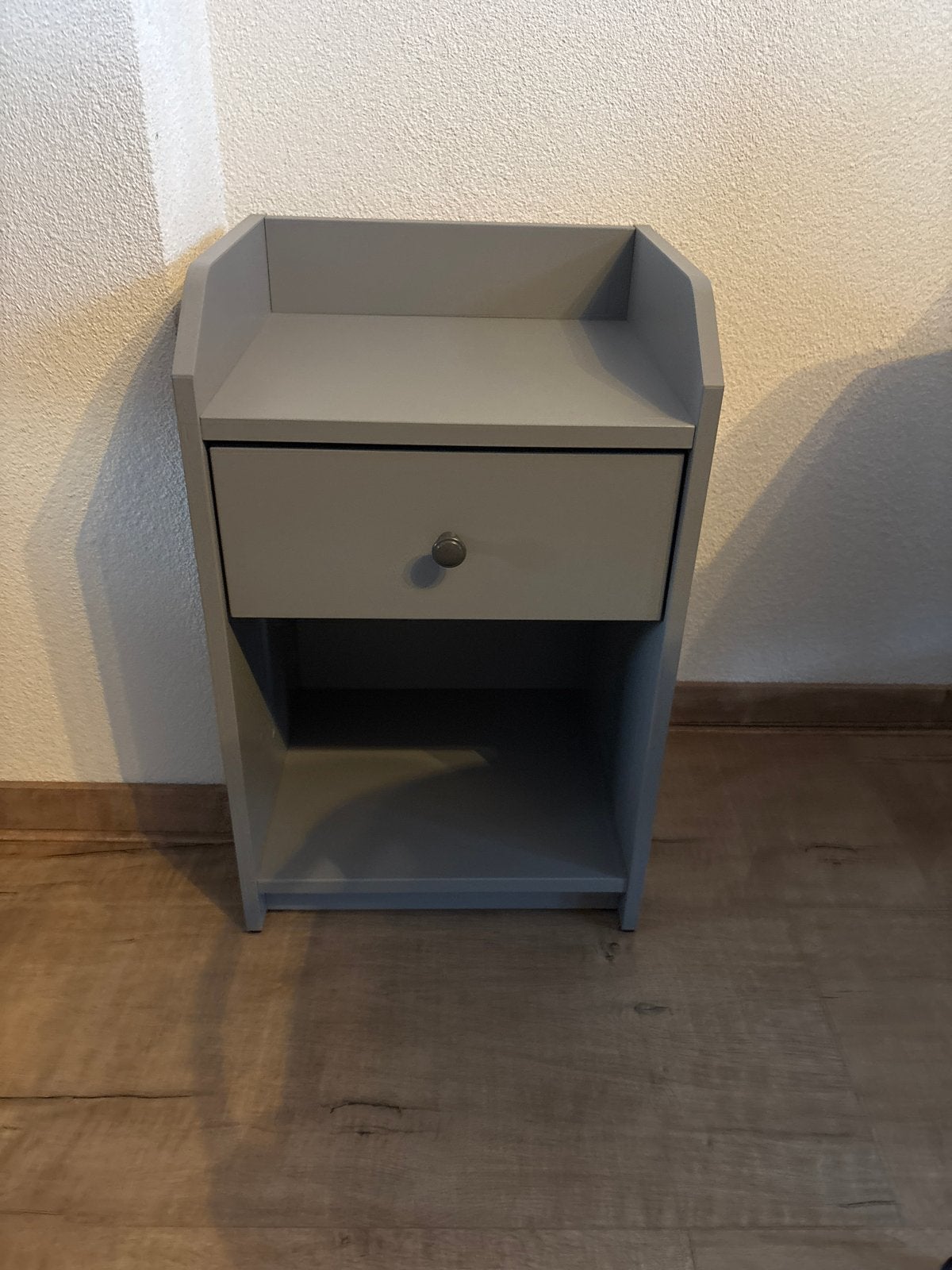 IKEA Hauga nachtkastje met lade, Minder dan 45 cm, Zo goed als nieuw, Hout, 55 tot 70 cm