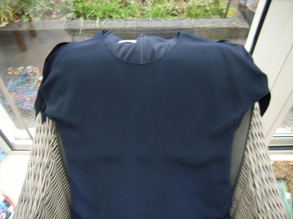 Nieuwe Gerry Weber feestelijke jurk diepdonkerblauw maat 42, Blauw, Maat 42/44 (L), Nieuw, Ophalen of Verzenden
