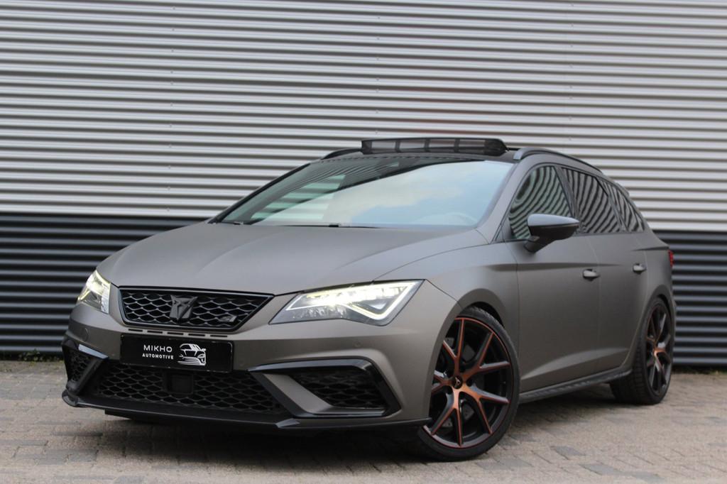 SEAT Leon ST 2.0 TSI CUPRA R 4Motion | Schaalstoelen | Panor, Auto's, Seat, Automaat, Gebruikt, Zwart, 4 cilinders