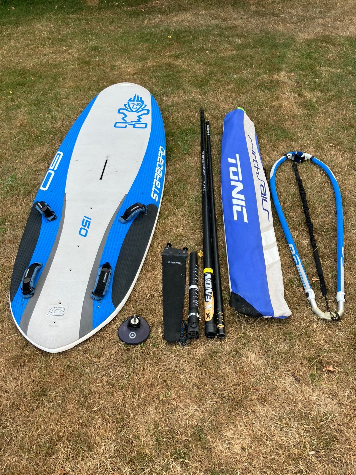 Surfset Starboard Go 150 liter / North Sails 5.5, Watersport en Boten, Windsurfen, Ophalen, 250 tot 300 cm, Gebruikt, 5 tot 6.5 m²