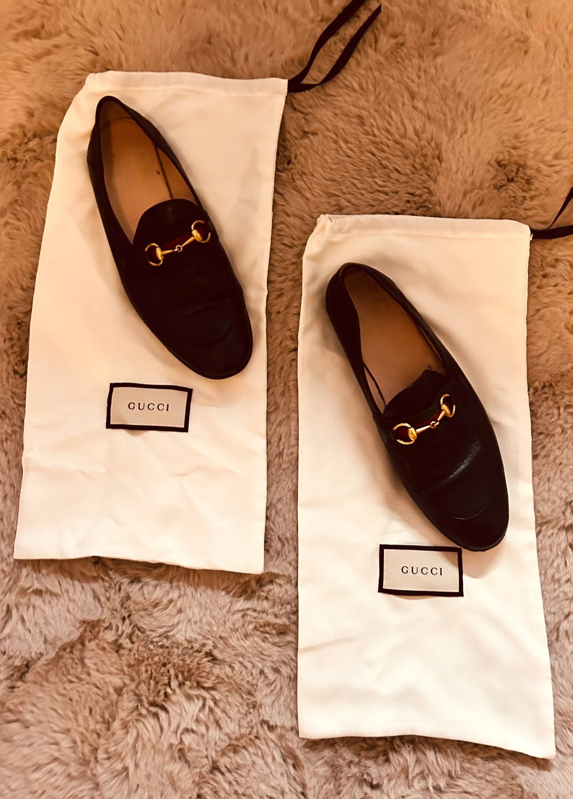 Gucci Horsebit Loafers - Maat 39 330€, Ophalen of Verzenden, Zo goed als nieuw, Zwart, Sneakers of Gympen